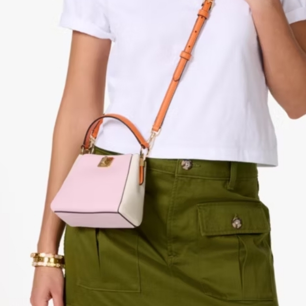 Kate Spade Pheobe Mini Pink And Orange Micro Bag *READ*